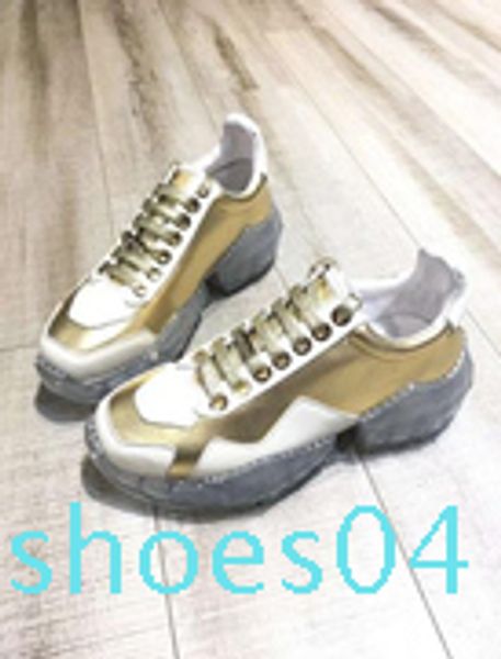 

luxury diamond sneakers diamond shoes men women stylish casual shoes new style luxury shoes genuine leather sneaker t04, Black