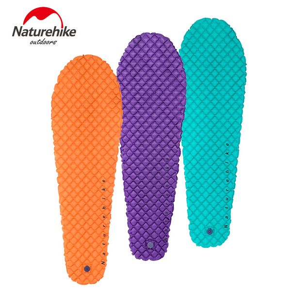 

naturehike inflatable camping mat sleeping pad utralight inflating air mattress single tent bed with pillow