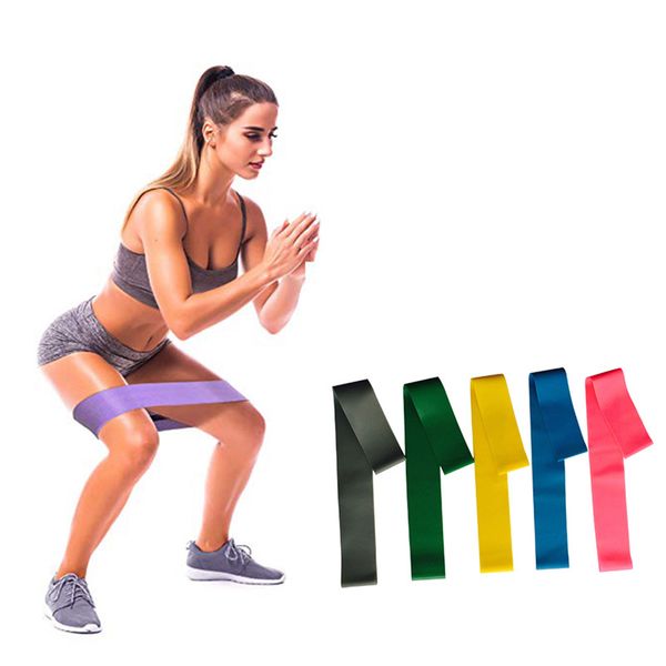 

fast shipping latex resistance band loop body building fitness exercise high tension muscle training yoga gym home band with package fy7008