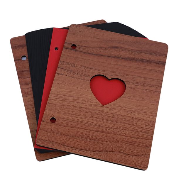 

p wooden cover commemorative anniversary record baby growth gifts love heart decor wedding stickers scrapbooking