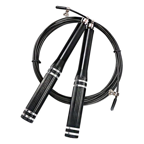 

swivel and cross jump rope for fitness training workout