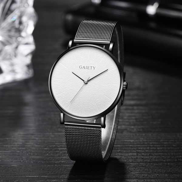

new 2019 fashion casual men watch starry sky simple calendar business net with strap men's clock quartz wrist watches relogio, Slivery;brown