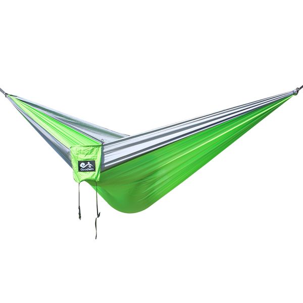 

2 people hammock camping survival garden hunting leisure travel double person portable parachute hammocks hamake