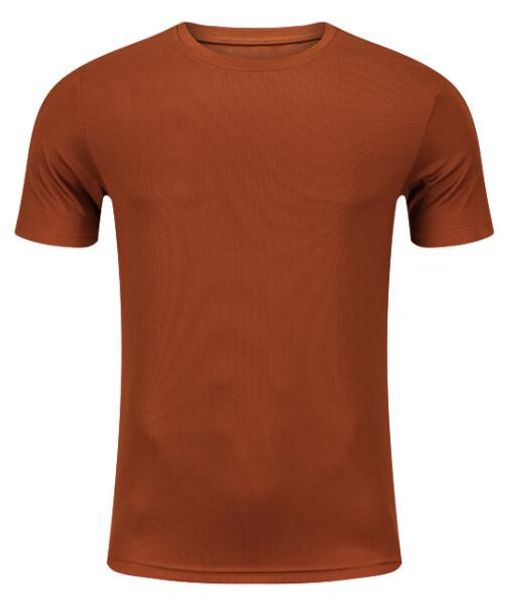 

2019 men's tight clothes running short-sleeved quick-drying t-shirt 128, Black;blue