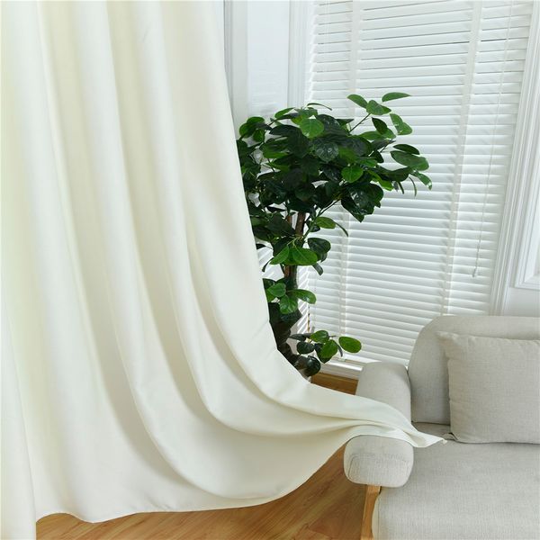 

lined grommet window curtain blackout blind drapery for living room 55''x96