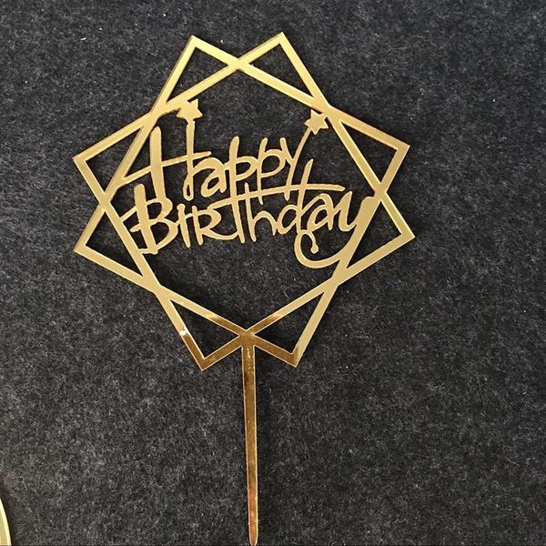

home cake wedding birthday er card cake acrylic sign party decoration-square stars other event party supplies