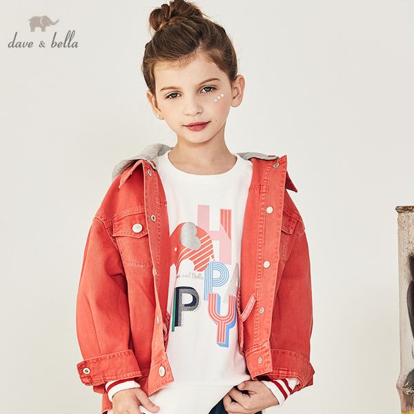 

dbk12228 dave bella spring kids girls fashion long sleeve cartoon pockets hooded coat children cute outerwear, Blue;gray