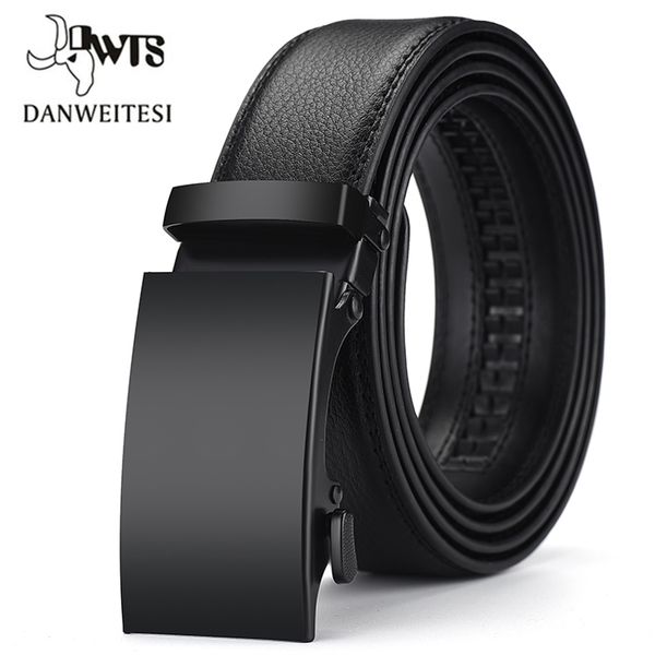 

dwts]men belt male genuine leather belts for men automatic male belts leather belt men dropshipping black belts cinturon hombre t200615, Black;brown