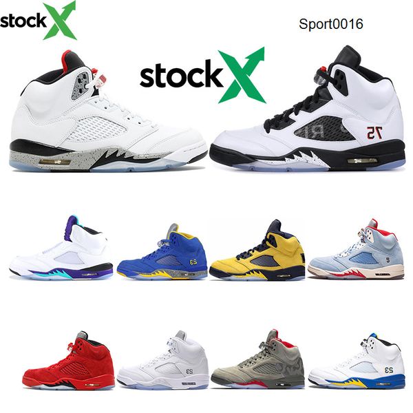 

5 5s wings international flight mens basketball shoes red suede white black grape men sports sneakers designer trainers us 7-13