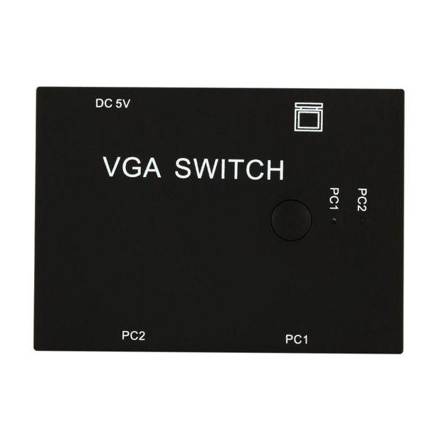 

2 порта vga switch box 2 в 1-из vedio селектор адаптер для lcd tv монитор
