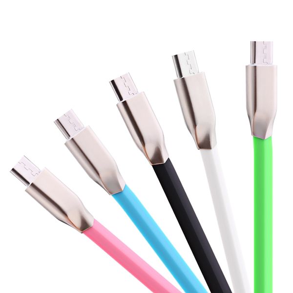 

micro usb aluminum alloy copper core charge data transfer cable 0.9m