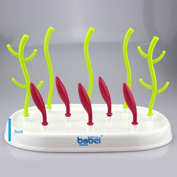 

Baby Bottle Drying Rack Tree Shape Newborn Infant Feeding Cup Pacifier Nipple Shelf Holder Cleaning Dryer Drainer YH-17
