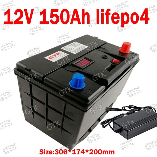 Acheter Gtk Lifepo4 12 8v 12v 150ah Batterie Au Lithium Bms Pour