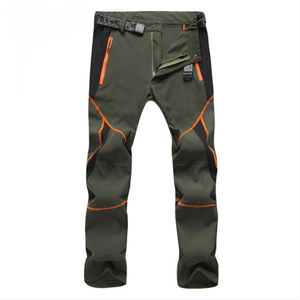 

2019 new summer autumn ultra-thin quick dry cargo pants men women breathable trousers trekking waterproof tactical sweatpants, Black