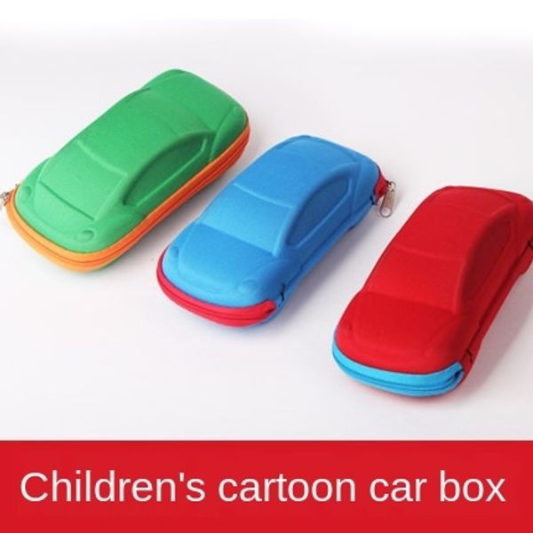 

cartoon car type children's sun zipper car sun glasses case conventional glasses case