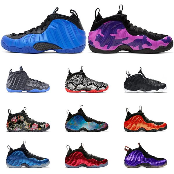 

2019 men basketball shoes airfoampositepro purple camo white cny tech fleece usa rust pink island green sports sneakers size 7-13, White;red