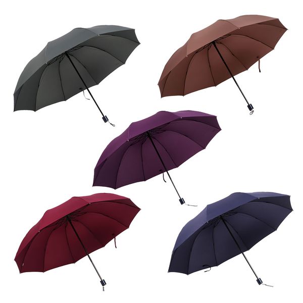 

outdoor durable automatic foldable parasol raining rain sun umbrella golf portable man open close sunny practical business