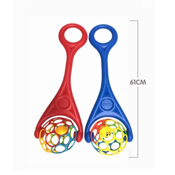 

glorystar baby toddler ball push and pull bar two-in-one bell soft ball toddler