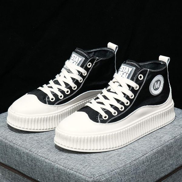 

2020 new release women platform canvas walking shoes all black star sneakers outdoor sports luxury girls designers trainers c09 01