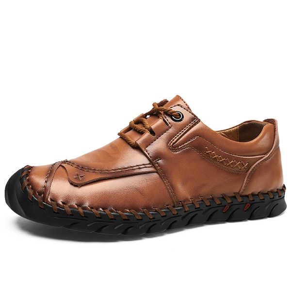 

loafers shoes men casual shoes men's flat shoe leather male driving footwear sneaker design boat shoe men loafers plus big size 46 47 4