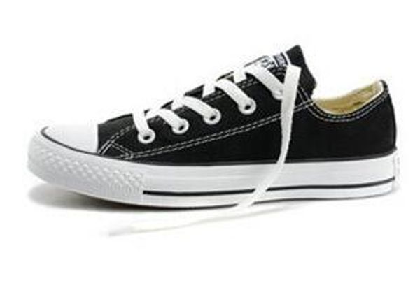 

brand new canvas mens women sneaker skateboard designer sports shoes men womens sneakers young hiphop student casual trainers, Black