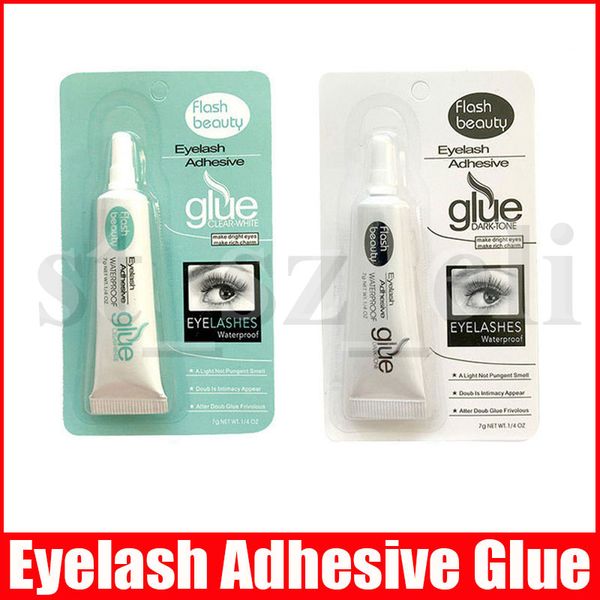 

eye lash glue white & black makeup eyelash adhesive glue waterproof fast drying false eyelashes lady makeup tool high quality