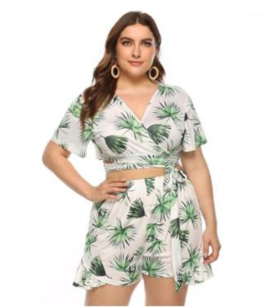 

designer shorts plus size floral print high waist mini wide leg skirts bohemian style casual womens, Black