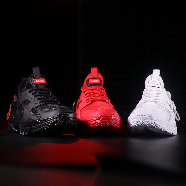 

spring and summer 2019 new discount men's classic triple-coloured mesh leisure skateboards, breathable sports shoes bsl.g17, Black