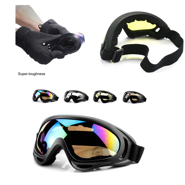 

1pcs motorcycle uv protection windproof goggles cycling dirt bike atv glasses eyewear 5 colors