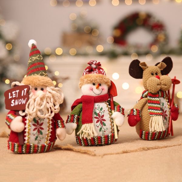 

handmade christmas gnome swedish elk figurines christmas decoration for home gifts faceless doll toy navidad children's gift