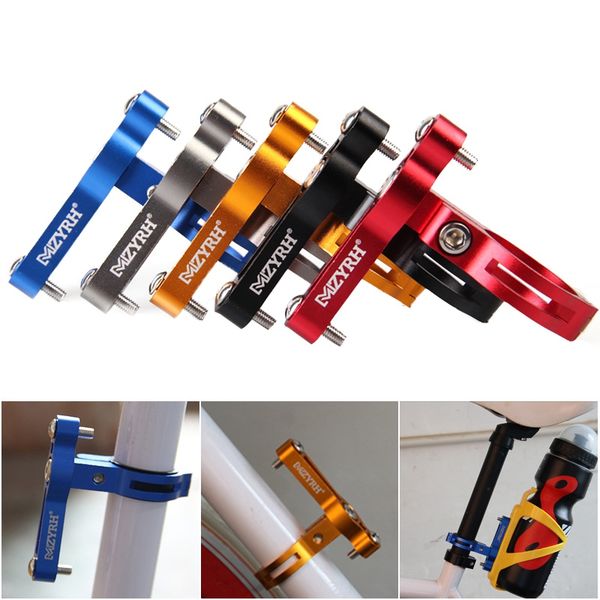 

1pcs mtb-роуд велосипед велоспорт открытых бутылок воды зажим болт кейдж держатель адаптер поддержка алюминиевый сплав чайник для монтажа в