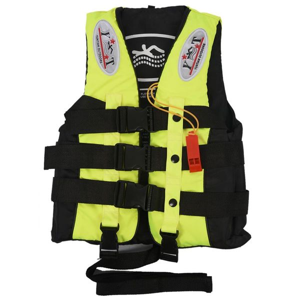 

life jacket universal swimming boating ski vest +whistle