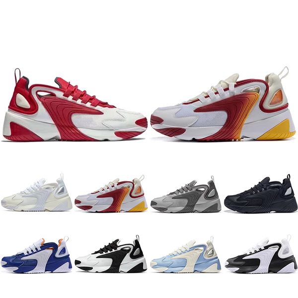 

Wholesale New M2k Tekno Zoom 2K ZM 2000 Running Shoes For Men Women triple Black White Blue Orange Mens Trainers fashion Sneakers 36-45