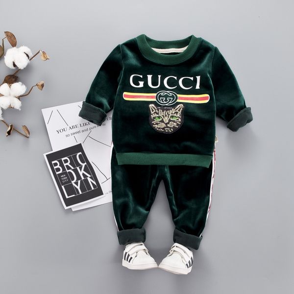 

Children 039 clothing boy and girl autumn and winter uit thickening 1 5 year old baby gold carved ca hmere baby children 039 winte