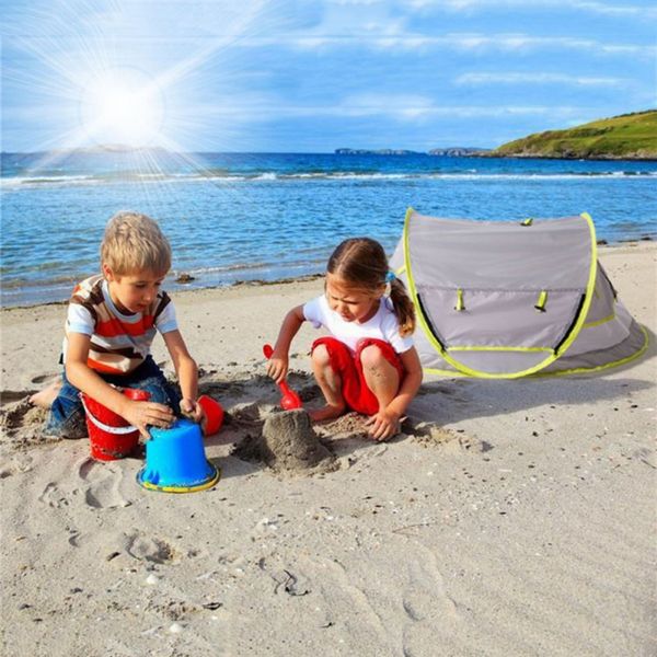 

tents and shelters portable baby beach tent upf 50+ sun shelter ultralight travel -up mosquito net bed