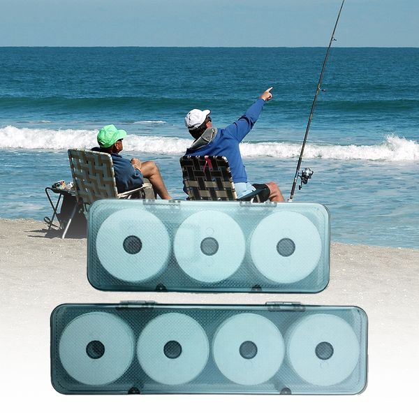 

6/8 box foam winding board fishing line wire shaft bobbin spools tackle box gift fishing tackle accessories