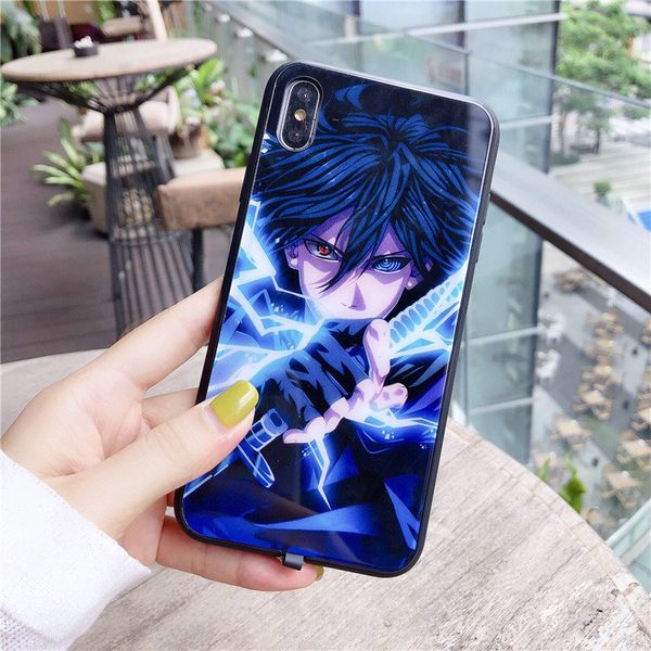 

Роскошный Naruto Sasuke Call Light световой чехол для Iphone 11 Pro Max 8 7 6s 6 S Plus X Xr Xs Max Led стеклянная
