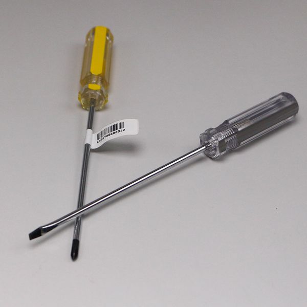 

2pcs/lot slotted and cross magnetic screwdrivers long thin repair tools