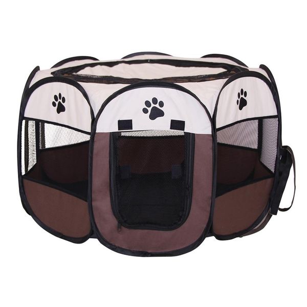 

hobbylane 91*91*58cm outdoor octagonal pet tent oxford cloth foldable pet dog cat and dog cage pets fence