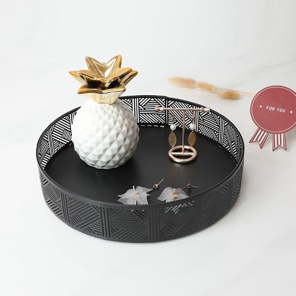 

antique metal tray round iron tray home storage black wrought iron storage tray kitchen storage organization