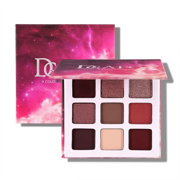 

9 colors matte eyeshadow palette kit powder pigment shimmer makeup palette