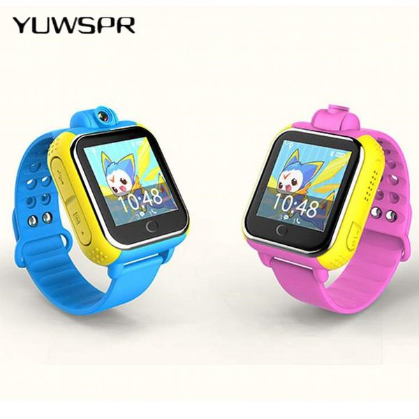 

kids tracker watch q730 q10 sos emergency 3g wcdma camera lbs wifi location touch screen 1.54' wristwatch q730, Blue