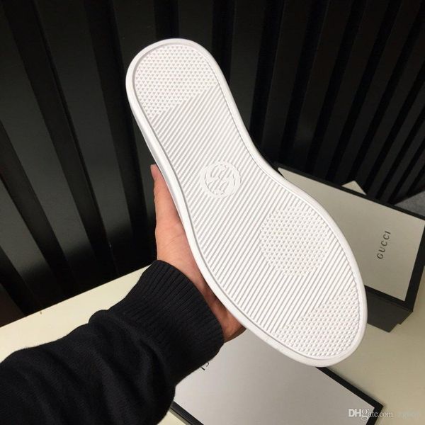 

17new limited edition french series high-end men's casual shoes, men's boots fashion sports shoes, original shoebox delivery 38-44, Black