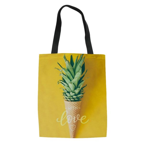 

noisydesigns solid shoulder bags sweet love yellow women shopping bag tote package girls crossbody purses canvas female handbag