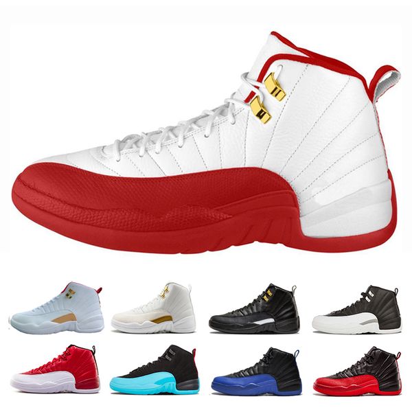 

new 2019 12s fiba men basketball shoes 12 the master bordeaux dark grey reverse taxi playoffs prm gamma blue sport sneakers us 7-13
