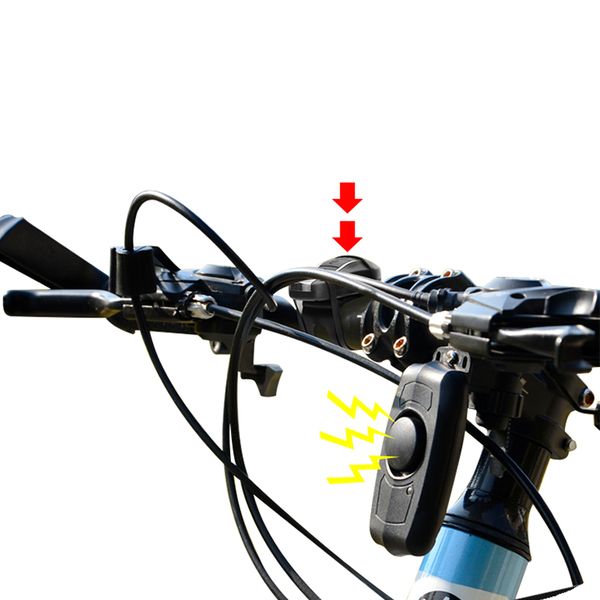 

newly bike anti-theft alarm usb charging wireless remote control vibration security bell bfe88