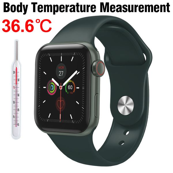 

smart bracelet men women old man kids 24 hours measure body temperature immunity health band call sms reminder for android ios smart watch
