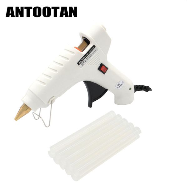 

60w professional melt glue gun high temp heater heat repair tool practical power tool with 10pcs melt glue sticks
