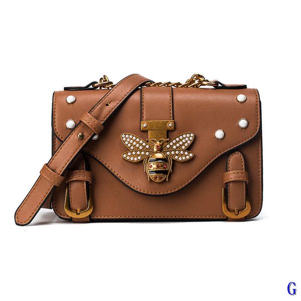 

designer luxury handbag crossbody bag for women leather luxury handbag bag designer ladies shoulder bag sac a main fashion bee decorationg