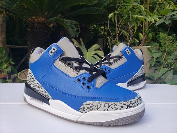 

3 varsity royal excellent quality 3 blue collaboration athletic shoes varsity royal cement grey fashion chaussures trainers come with box si